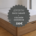 Pack Colchón + Canapé 150 cm